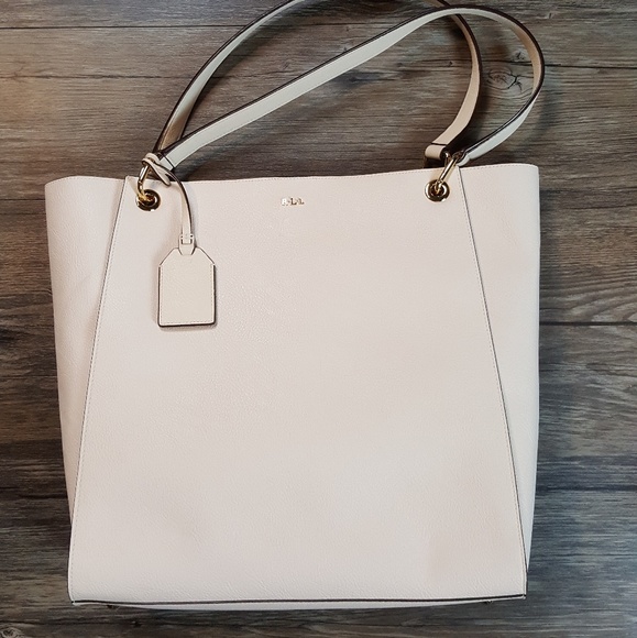 Lauren Ralph Lauren Handbags - Lauren-Ralph Lauren pink & gold tote,  NWOT